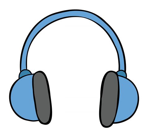 Headphones Clipart Comic Picture 1313301 Headphones C - vrogue.co