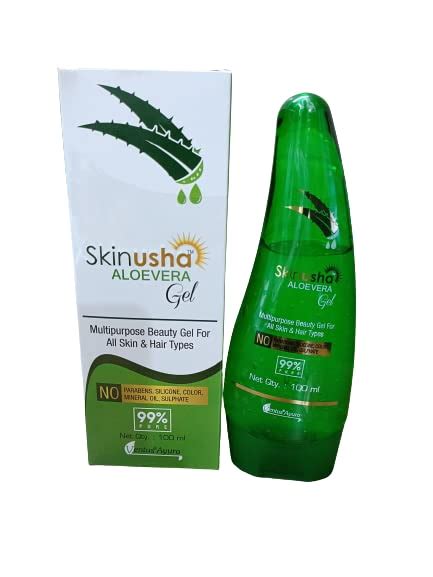 Skinusha Skin Science Aloe Vera Multipurpose Beauty Gel for Skin and ...