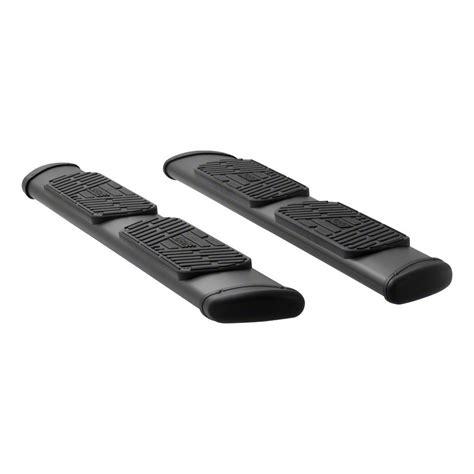 Silverado 3500 Regal 7-Inch Oval Side Step Bars; Textured Black (20-26 Silverado 3500 HD Double ...
