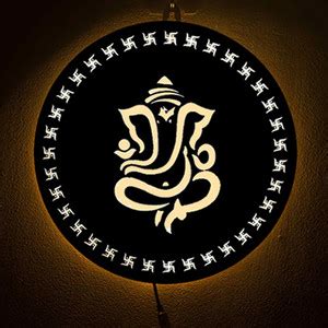 XAZE CRAFT Lord Ganesh LED Wall Decor Price in India - Buy XAZE CRAFT ...