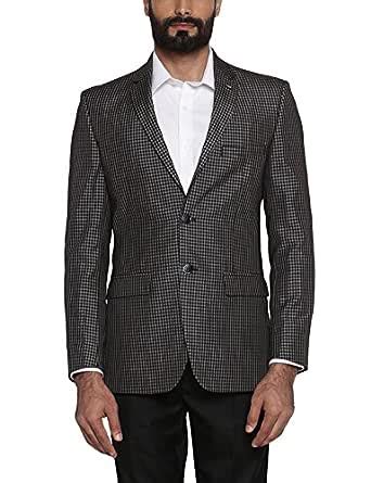 Park Avenue Black Terry Rayon Jacket : Amazon.in: Fashion