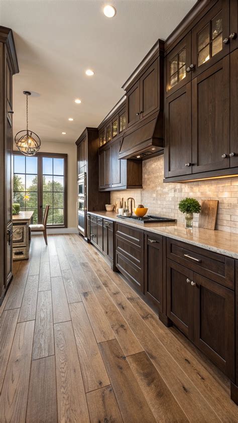 23 Dark Brown Kitchen Cabinet Ideas