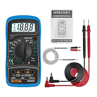 Digital Multimeter Electric Testers Ohmmeter Capacitance Meter Blue ...