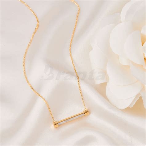 Buy Shell Bar Pendant Necklace For Women - Brantashop