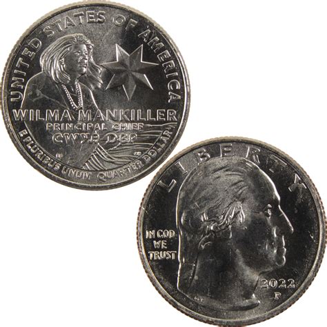 2022 P Wilma Mankiller American Women Quarter Uncirculated Clad Coin