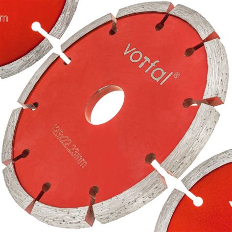 TARCZA DIAMENTOWA FREZ DO BRUZD ROWKOWANIA KAMIENIA 125 MM X 22.23 X 6 ...