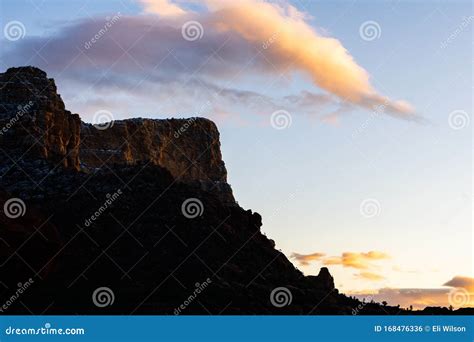Red Rock Sunset in Sedona stock photo. Image of peak - 168476336