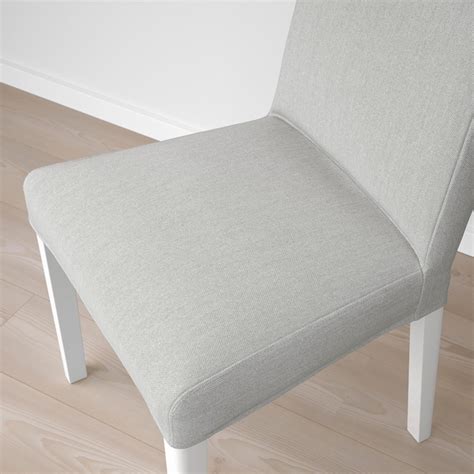 BERGMUND chair, white/Orrsta light grey - IKEA