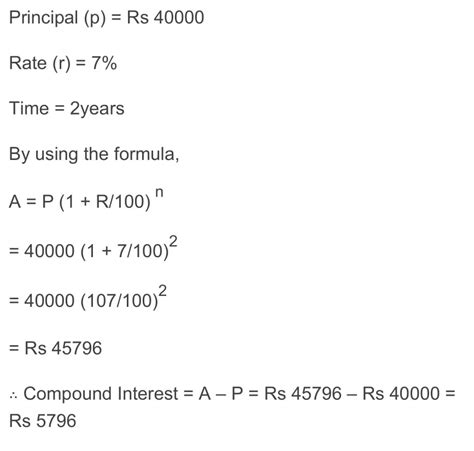 RD Sharma Chapter 14 – Compound Interest Exercise 14.1 Solutions - RD ...