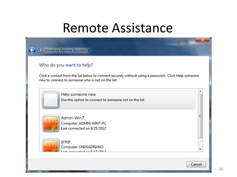 Windows 7 Remote Assistance Tutorial 的图像结果