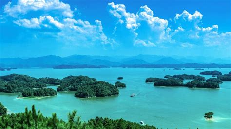 杭州千岛湖清新风景,高清图片,电脑桌面-壁纸族