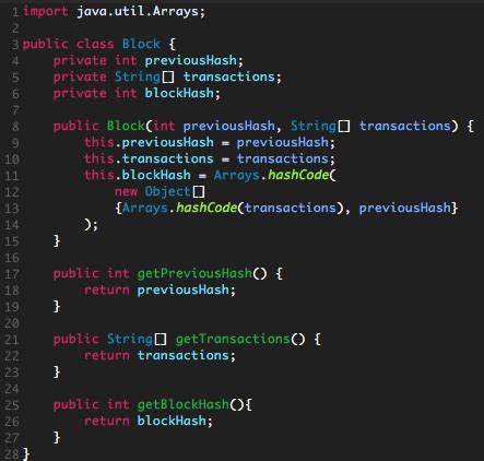How to Code Java Blockchain 的图像结果