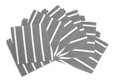 Encasa Homes Dining Table Napkins 6 pcs Set of Large 17"x17" (43x43 ...