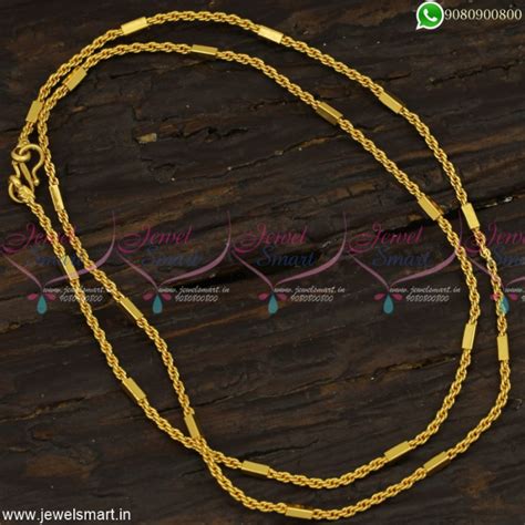 Popular Murukku With Capsule New Model Gold Chain Design for Women 24 ...