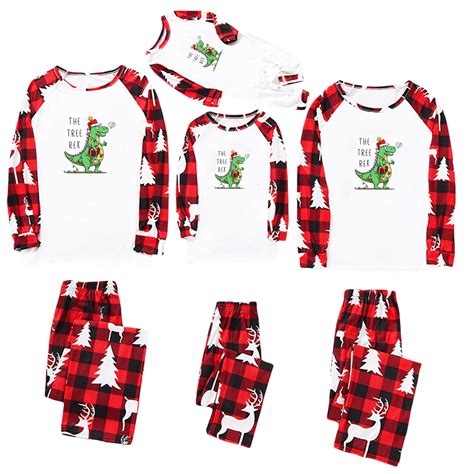 Matching Family Christmas Pajamas Set Holiday Jammies Xmas PJS for ...