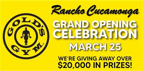 Golds Gym Rancho Cucamonga Grand Opening Celebration, Gold's Gym SoCal ...