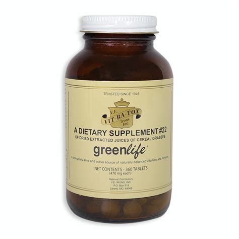 V.E. Irons VIT-RA-TOX #59 Seven Day Cleansing Program - Green for Life