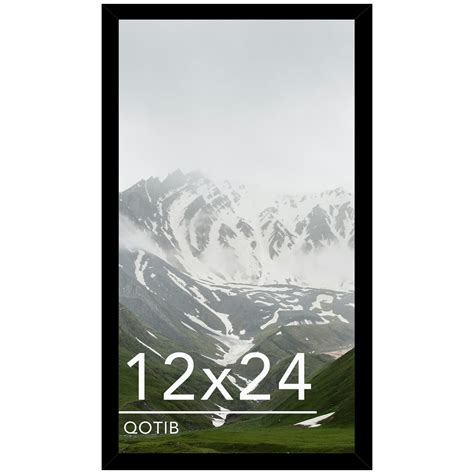 Amazon.com - QOTIB 12x24 Picture Frame Black for Wall Mounting ...