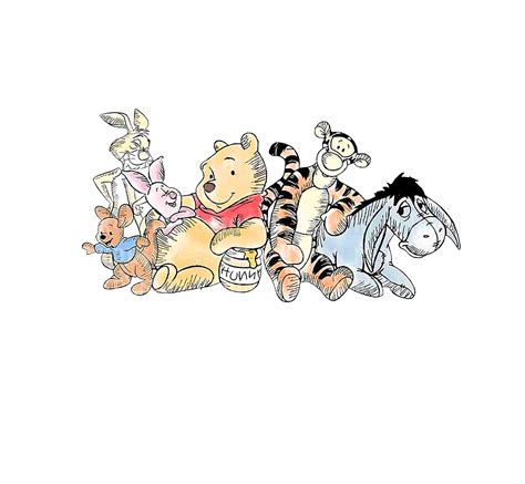 Classic winnie the pooh png pooh sublimation design winnie the pooh png instant digital download ...