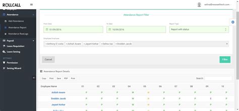 RollCall - Time & attendance web-based software with biometrics|leave ...