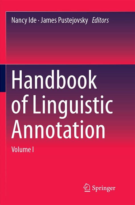 Buy Handbook of Linguistic Annotation Book Online at Low Prices in ...