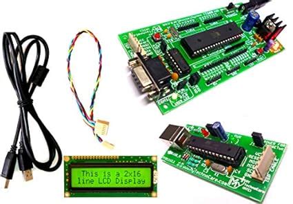 MY TechnoCare 8051 Development Board MAX232,AT89S52 Microcontroller IC ...