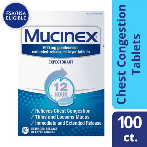 Mucinex Cough And Chest Congestion High Blood Pressure at Patricia ...