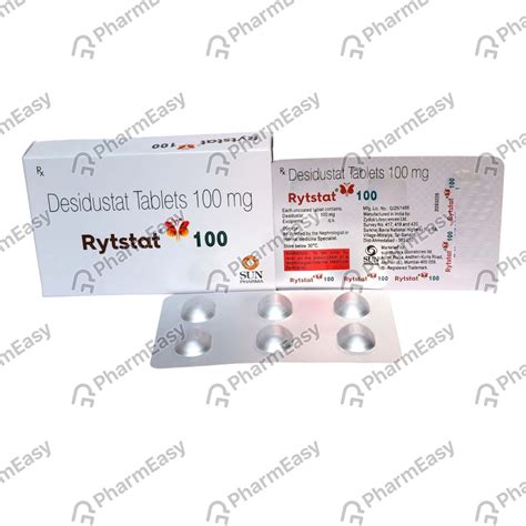 Rytstat 100 MG Tablet (6): Uses, Side Effects, Price & Dosage | PharmEasy