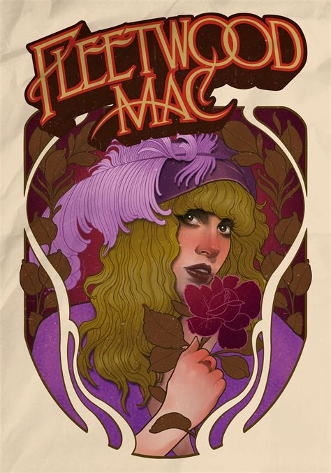 Fleetwood Mac Poster by Iwona Koźlarzewska on Dribbble