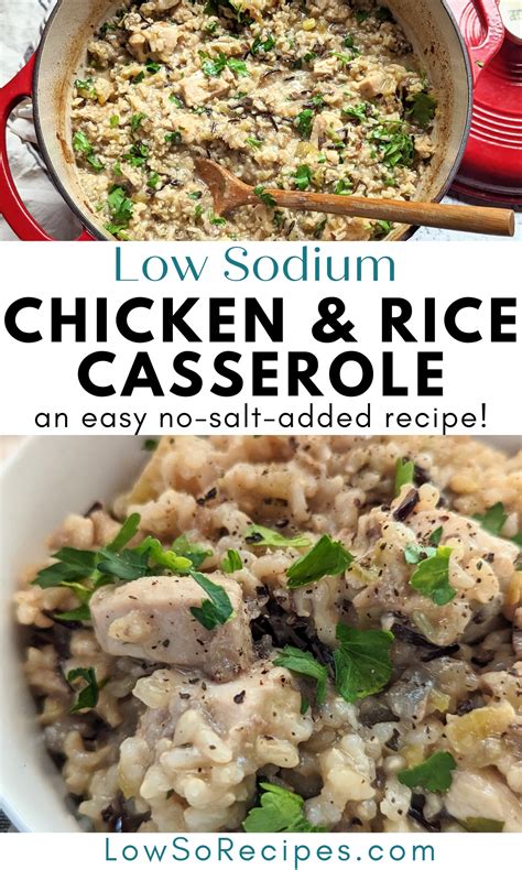 Chicken Casserole Low Sodium at Patricia Logan blog