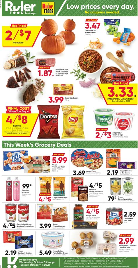 Ruler Foods Ad Circular - 10/05 - 10/11/2022 | Rabato