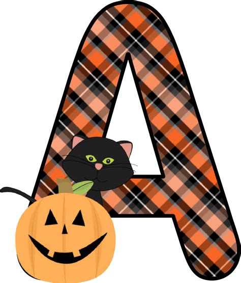 Ch B * * Alfabeto Calabaza De Kid Sparkz - Letter A Halloween Theme ...