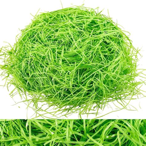 Easter Nest Green, 200g Easter Basket Grass Shredded Paper for Gift ...