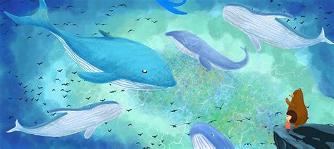 《白鲸小久》 寻找那片蓝|插画|儿童插画|卢一水 - 原创作品 - 站酷 (ZCOOL)