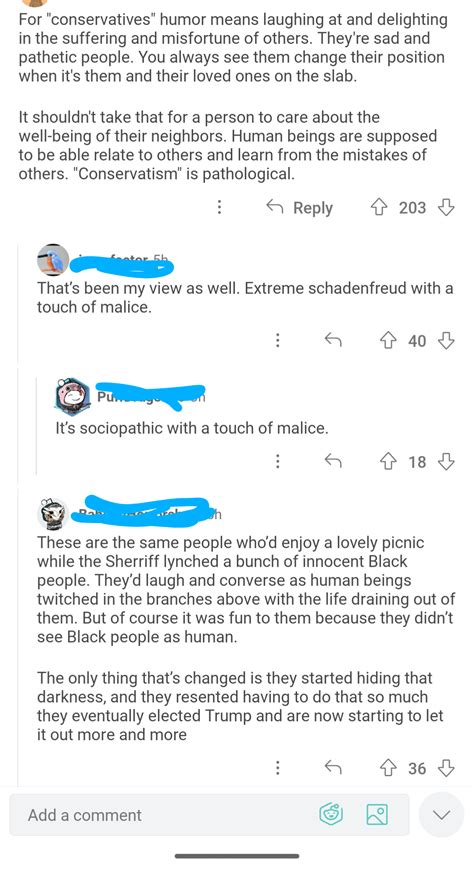 For "conservatives" humor means laughing at and delighting in the ...