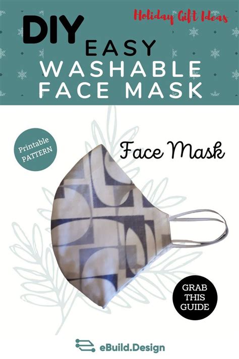 Free Download Printable Face Mask Pattern 的图像结果