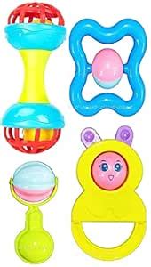FunBlast Rattle Set for Babies 0-6 Months - Rattle and Teether Toys for ...