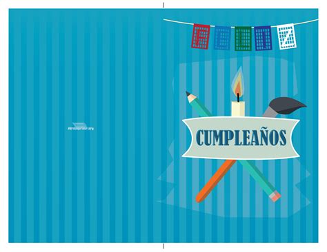 Tarjeta para imprimir de feliz cumpleaños | Tarjetas Para Imprimir