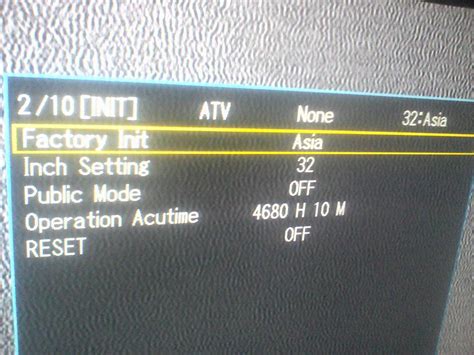 Sharp TV Service Menu 的图像结果