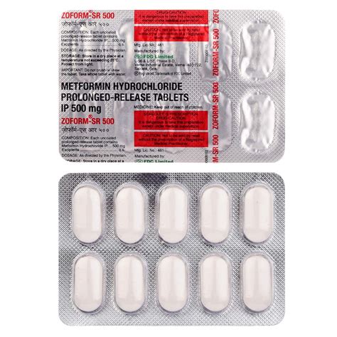 Zoform-SR 500 - Strip of 10 Tablets : Amazon.in: Fashion