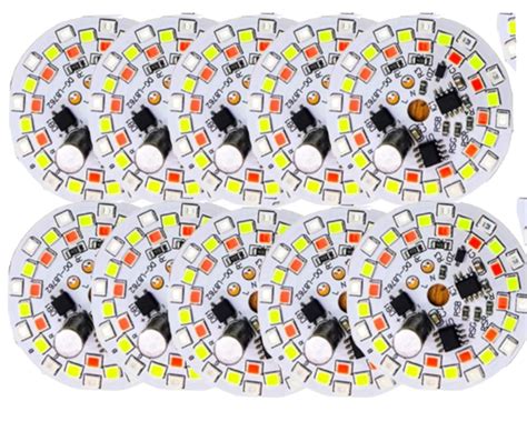 Buy M-POWER (10pcs Multi-Color 7 in 1 LED DOB Lights 7 Color LED DOB ...