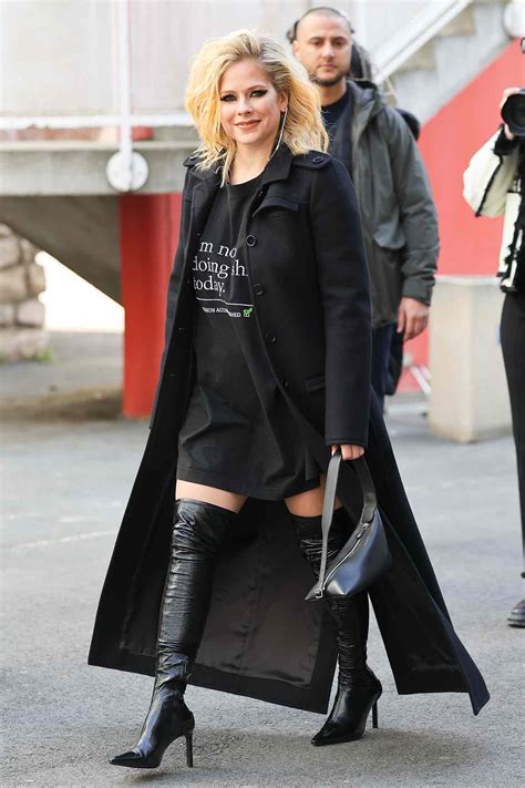 Avril Lavigne Wears Statement Tee in Paris Days After Mod Sun Breakup