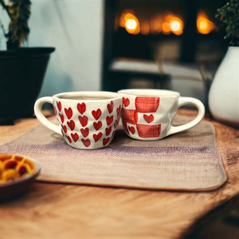 Chequered Heart & Heart Mugs – Krafting homes