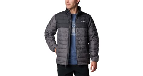 Columbia Powder Lite II Jacket - Men's, City Grey/Shark — Mens Clothing ...