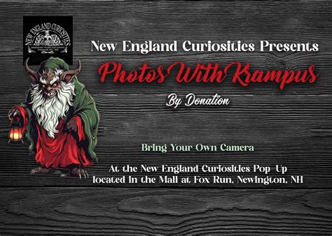 Photos With Krampus at the New England Curiosities Pop-Up, Mall at Fox ...