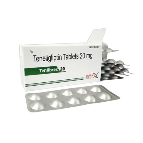 Teneligliptin 20mg TABLETS Mcbrex Lifesciences