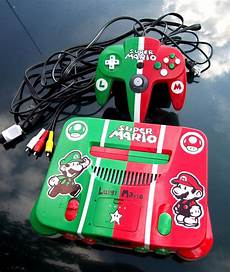mario console mario brothers custom nintendo 64 console by mario console mario brothers custom nintendo 64 console by