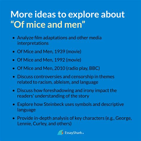Of Mice And Men Universal Themes Mindmeister Mind Map