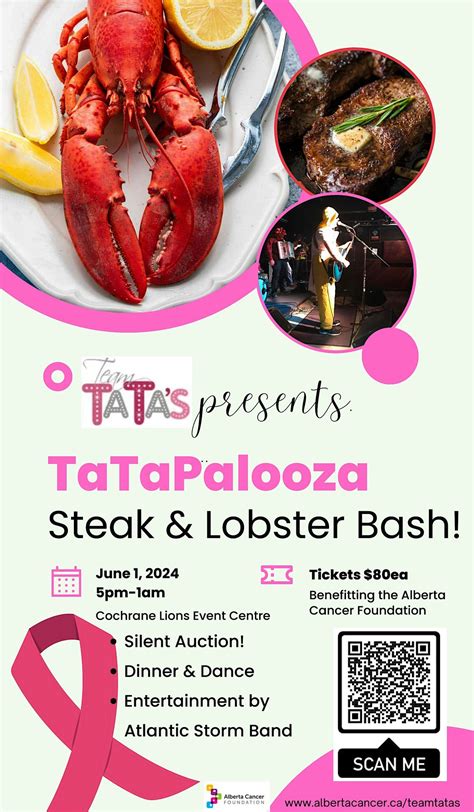 Tatapalooza 2024 - The Largest Steak & Lobster Night West of the ...