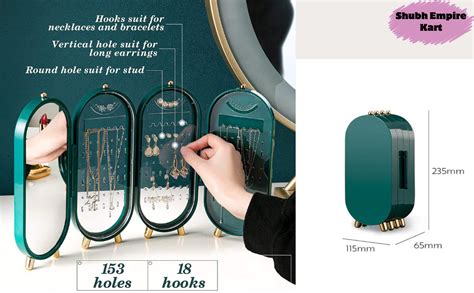 Shubh Empire Jewellery Organiser Storage box,Earring Oragnizer Drawer ...